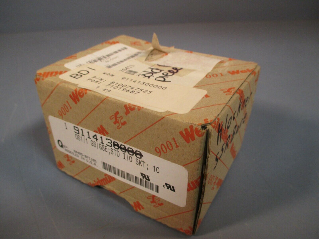 WEIDMULLER TERMINAL BLOCK BASE FOR RELAY 9114130000 eTech Surplus