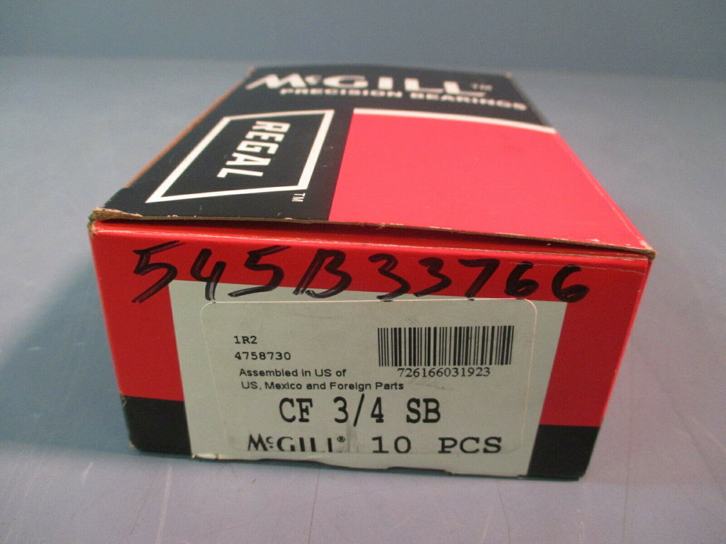 McGill Cam Follower LubriDisc 10 Pcs CF 3/4 SB eTech Surplus