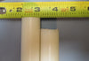 Two 5 Ft Sections of 6/6 Nylon 1" Diameter Extruded Rod Natural New