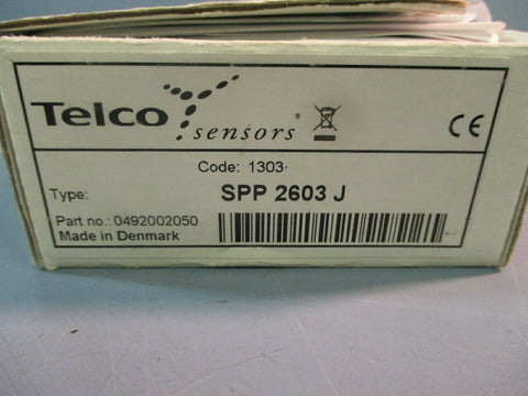 TELCO SPP-2603 J PHOTOELECTRIC SENSOR 0492002050 W/BRACKET