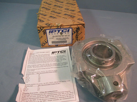 IPTCI PILLOW BLOCK BEARING TAKE UP UNIT NARROW SLOT SUCSTRS 207 23  L3 1-7/16"