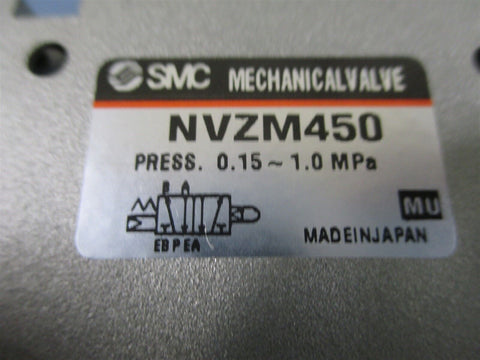 SMC NVZM450-N01-36 Mechanical Valve 2 Position Key Operated Switch - New