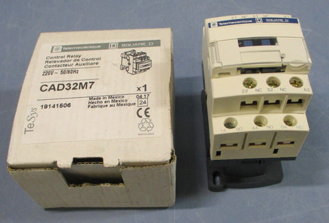Schneider Electric Telemecanique CAD32M7 Control Relay 220V 50/60Hz CAD32-M7