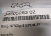 (Lot of 10) Alfa Laval 34505263-02 Gasket Ring H7/Clip 8 EPDM-FF For