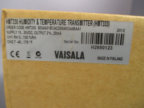 VAISALA HUMIDITY AND TEMPERATURE TRANSMITTER HMT333 HMT330