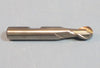 Brubaker 3/8" HSS 2J Acculead 2.040, 75014, 2 Flute 1" LOC Ball End Mill NIB