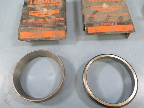 Timken 39520 Tapered Roller Bearing Cup Lots of 2 - New