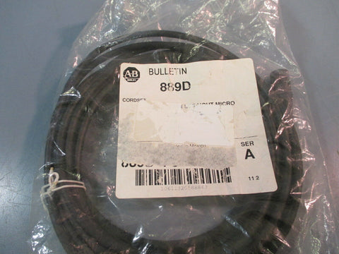 Allen-Bradley 889D-F8AC-5 8-Pin Straight Micro Female Cable Ser A