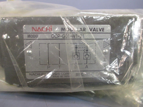 NACHI HYDRAULIC MODULAR VALVE OCP-G01-W1-21