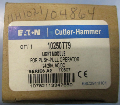 (Lot of 2) Cutler Hammer 10250T79 Ser A2 Light Module 24/28V AC/DC