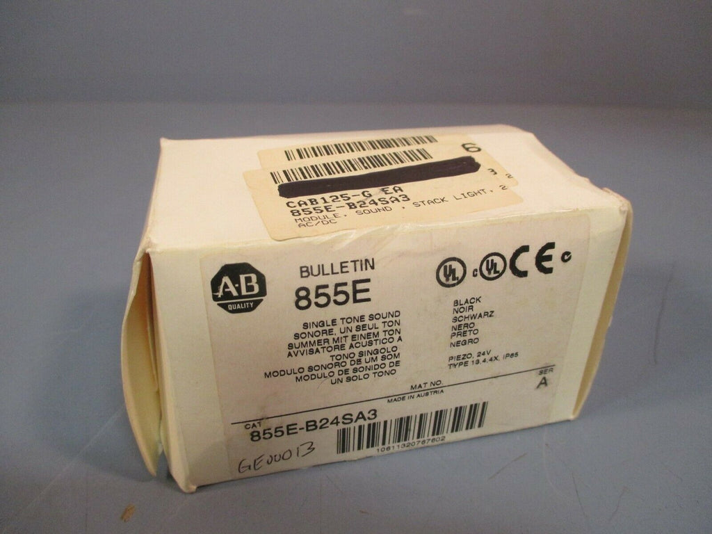 Allen-Bradley Black Single Tone Sound Module Series A 855E-B24SA3 ...