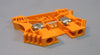Lot 8 Allen Bradley 1492-J4 Screw Terminal Blocks 4mm Orange NWOB