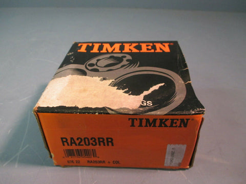 Timken Wide Inner Ring Ball Bearing with Eccentric Collar RA203RR+COL