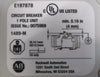 (Lot of 2) Allen Bradley 1489-M1C100 Ser. D Circuit Breaker 1 Pole 10A D165239