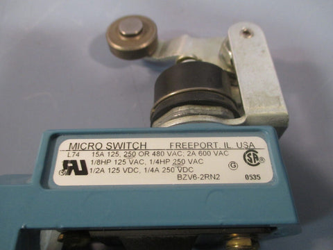 Honeywell Micro Switch Horizontal Roller  BZV6-2RN2