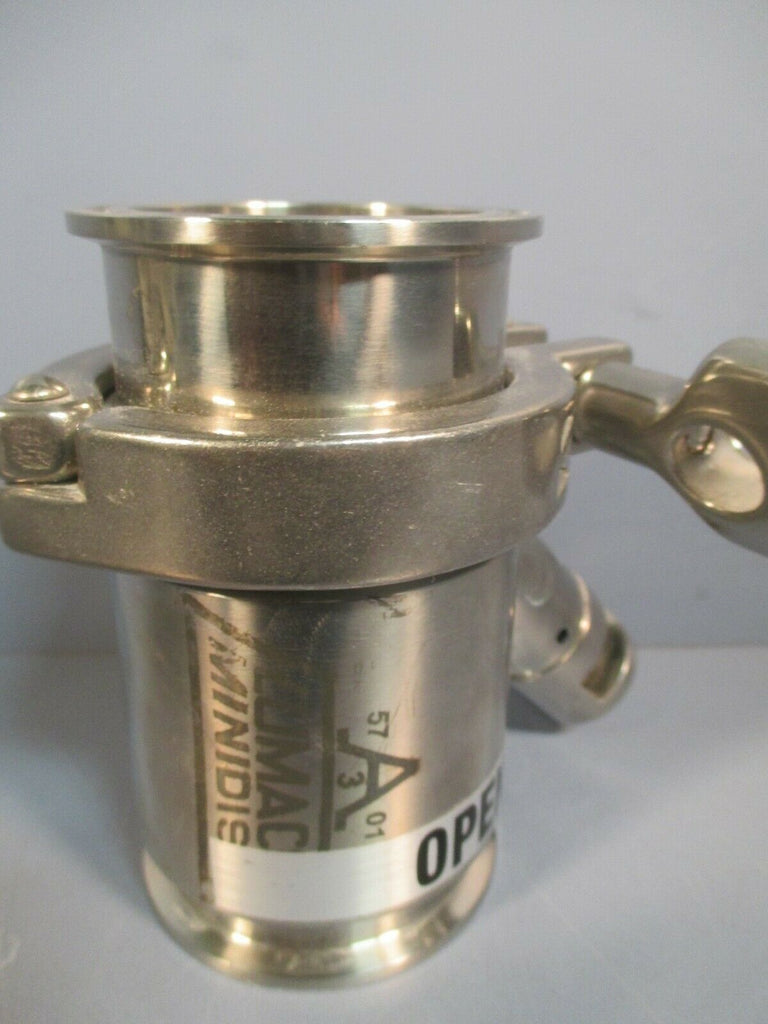 Lumaco Minidisc Manual Triclamp Butterfly Valve Sanitary LUD7MP2