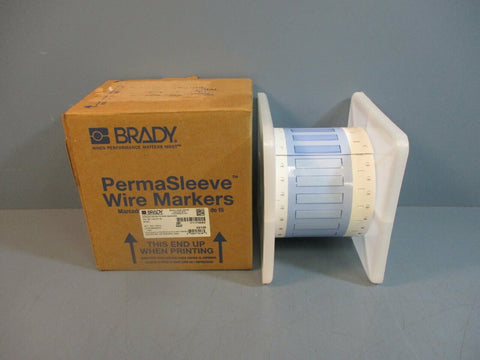 Brady PS-187-150-WT-S Permasleeve PS Wire Markers 500/Roll NEW