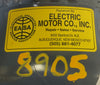 Baldor Industrial Motor: M3770T, 7.5 HP, 2038-230/460 Volts, 1765 RPM