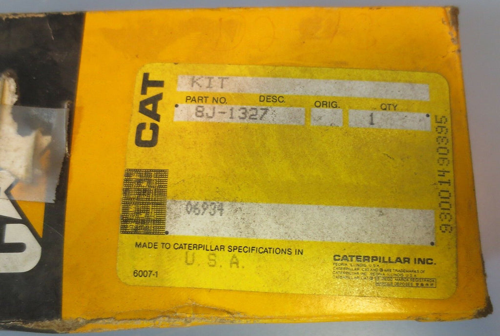 Caterpillar CAT Kit Model 8J1327 8J2137 Genuine Part New eTech Surplus
