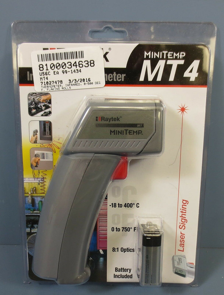 NEW Raytek MiniTemp Non-Contact InfraRed Thermometer MT4 **NIB**