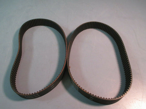 GATES TIMING BELT 575 PTICH LG, 5 PITCH, 25 WD, 115 TEETH LOT OF TWO 575-5MR-25