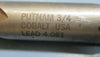 Putnam Double End Mill Cutter, 3/4", Cobalt, LD=4.081, 4FL, USA