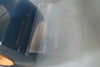 90+ Ft Vinyl Plastic Freezer / Dock Clear Smooth Door Strip 8" Wide 0.08" Thick