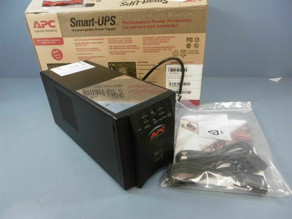 New APC Smart UPS 750 For Server SUA750US Uninterruptible Power Supply
