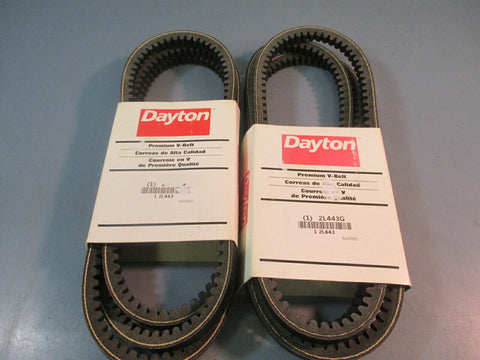 Dayton Premium V- Belt 5VX960 2L433G Cogged Lot of Two