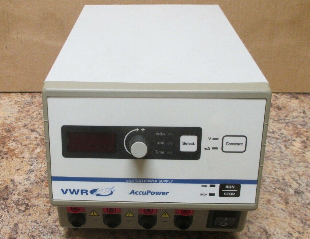 VWR AccuPower Model 500 Electrophoresis Power Supply, Model 300 Used