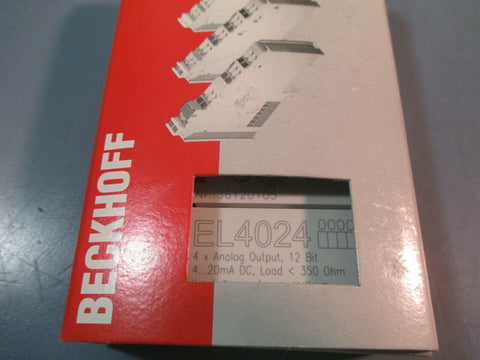 BECKHOFF EL4024 4 x Analog Output 12 Bit 4...20mA DC