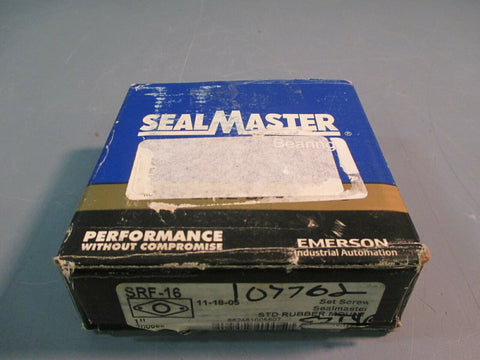 SEALMASTER FLANGE MOUNT BALL BEARING 2BOLT 1" BORE SRF-16 SET SCREW