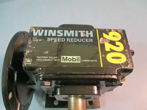 Winsmith Speed Reducer 920 D90 Type SE Ratio 20.00 Model 920MD