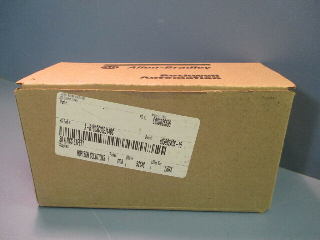 Allen-Bradley GuardMaster Safety Contactor Cat 100-C30E*00 Ser C w/100 ...