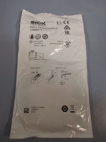 SICK Sensor DC 10-30V MZC1-2V2PS-KUDS12 1089876