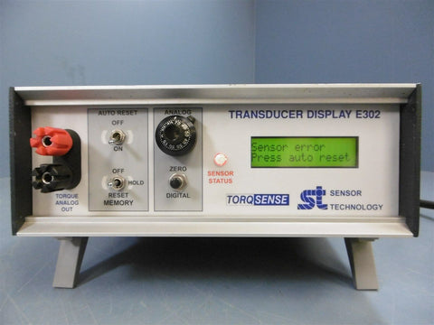 Torqsense Sensor Technology Transducer Display E302