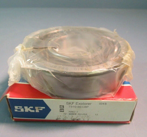 SKF HEAVY DUTY ANGULAR ROLLER BALL BEARING 50 ID x 110 OD x 27MM WIDE 7310 BECBP