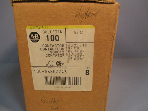 Allen Bradley Contactor Series B 100-A38NZ243
