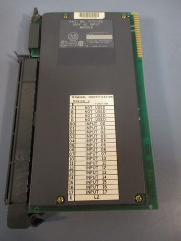 ALLEN BRADLEY INPUT MODULE SERIES A 1771-IAD