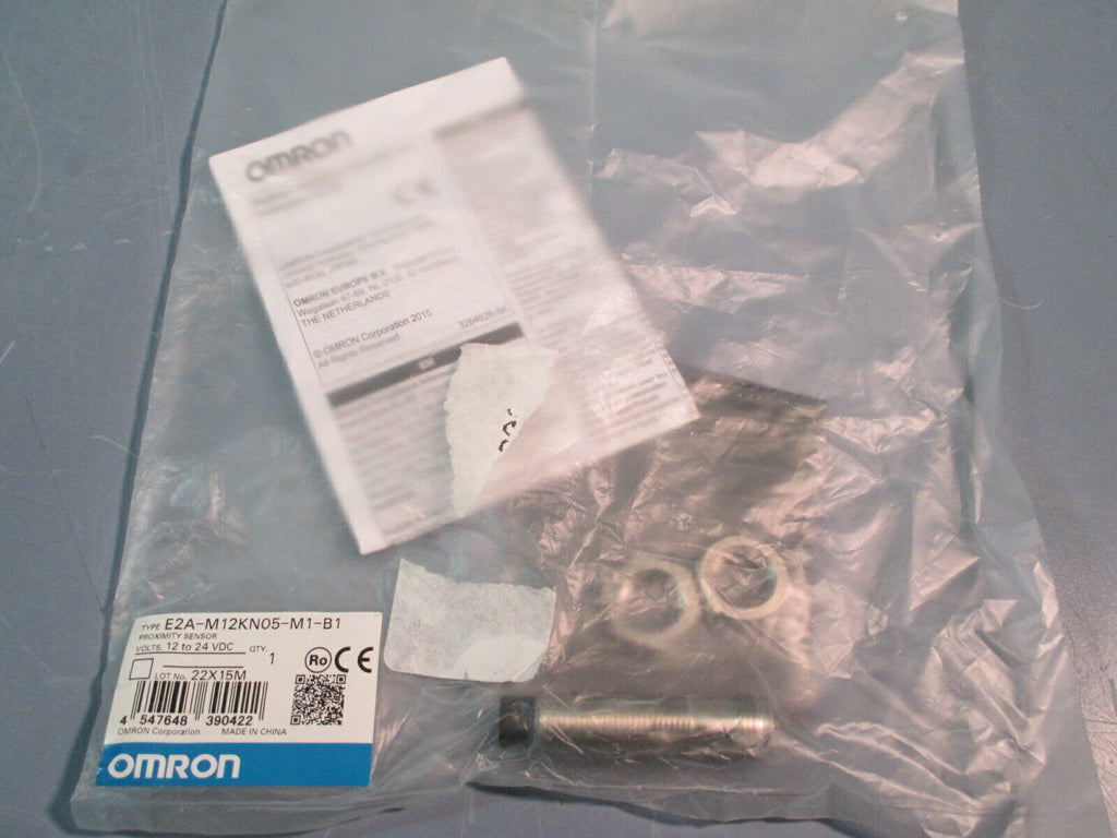 OMRON PROXIMITY SENSOR 12 TO 24 VDC E2A-M12KN05-M1-B1 | eTech Surplus