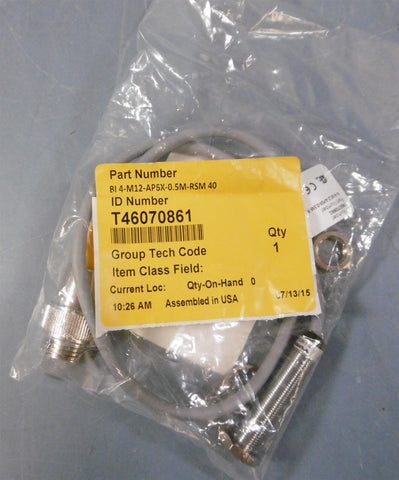 Turck Proximity Sensor BI4-M12-AP6X-0.5m-RSM 40 T46070861