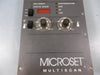 Used Microset Multiscan 420651 102168F Temperature Control Microset Multiscan