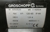 Groschopp WK 1142504 KM 120-65, 180 V, 300 W 4000  min-1 Gear Motor Z 20 Reducer