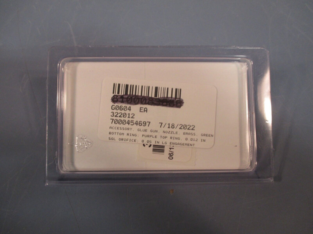 Nordson Saturn Hot Melt Adhesive Glue Gun Nozzle 322012 eTech Surplus