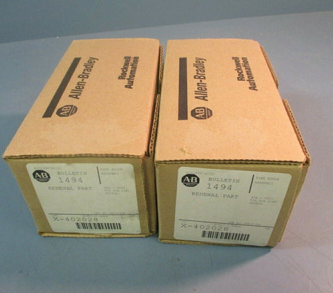 Allen-Bradley Fuse Block Holder/Assembly X-402028 60A 600V Lot of Two