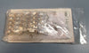 Lot 17 GBC HeatSeal 5 Mil 25 Pack (425) Badge Sized Laminated Pouch w/ Clips NIB