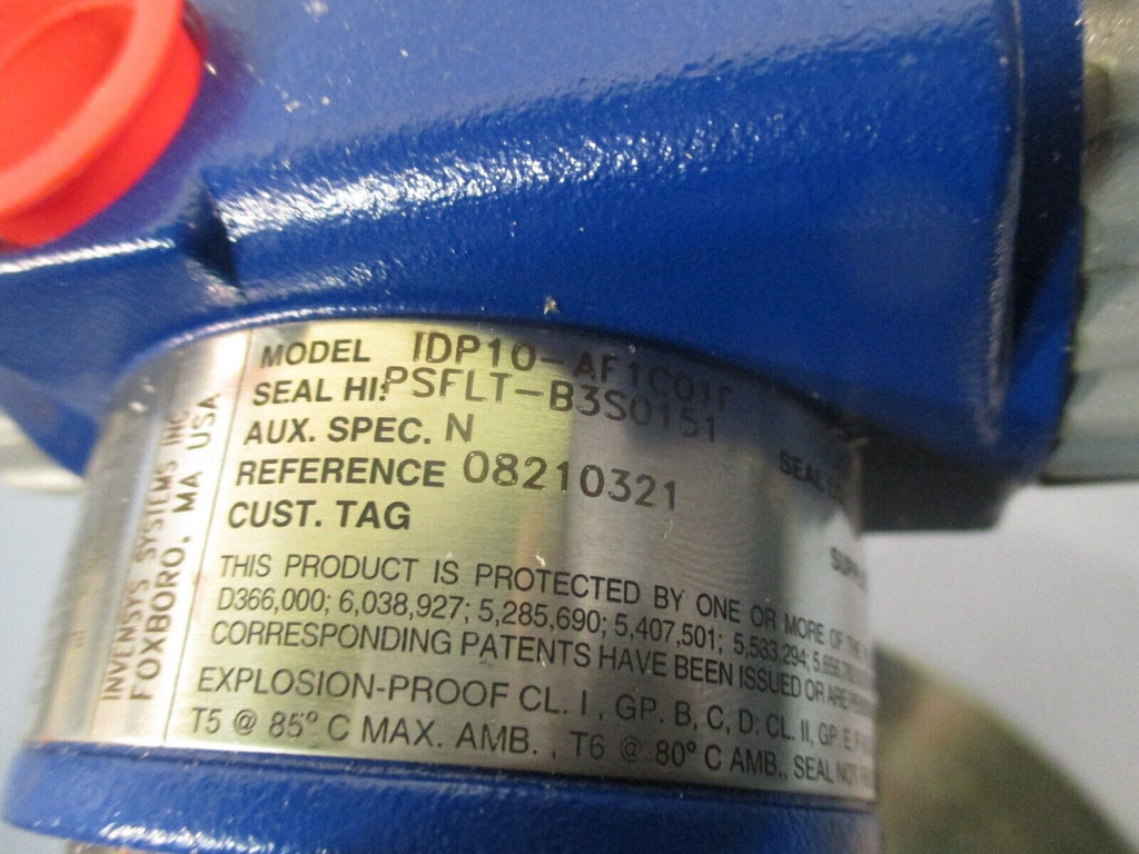 Foxboro Pressure Transmitter IDP10 AF1C01F ETech Surplus