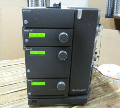 GE AKTA Explorer P-900, UV-900, ph/C-900 and CU-950 FPLC Unit Used