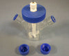 Bellco 100 mL Reactor Glass Overhead Bearing Spinner Flask w/ GL 32 Caps