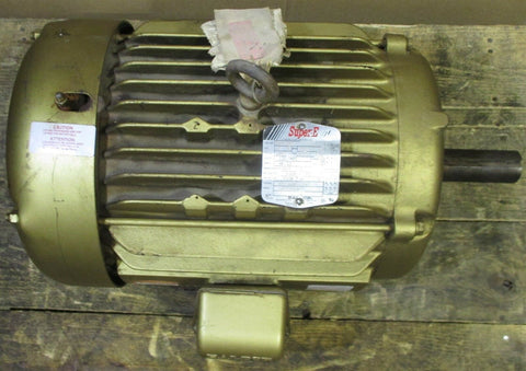 Baldor Super E EM4106T 20 HP Motor 256T Frame, 3525 RPM, 230/460 V Used